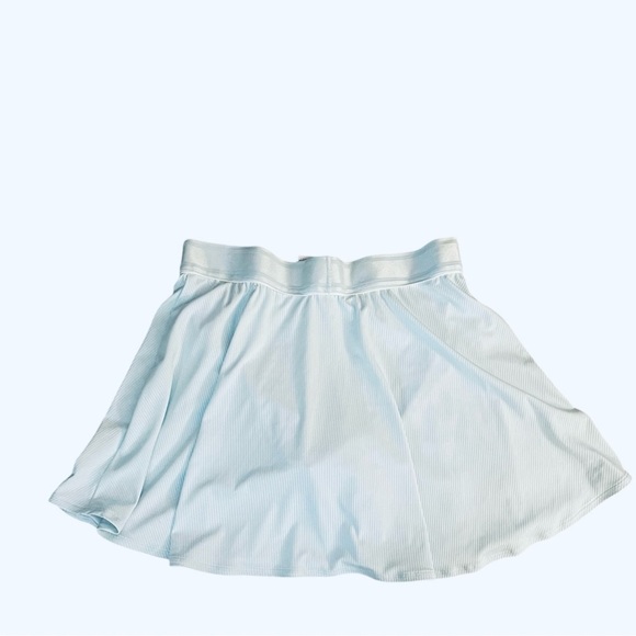 Nike Dri-Fit Court Flouncy Tennis Skirt Skort Size Large Light Blue - Picture 2 of 4